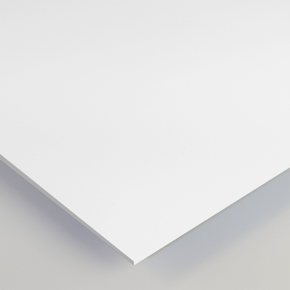 Brilliant White Satin Hygienic 2mm Wall Cladding Sheet 3.05m x 1.22m Image
